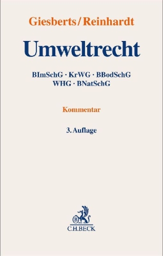Buchcover und Innenansicht für das Buch: Umweltrecht