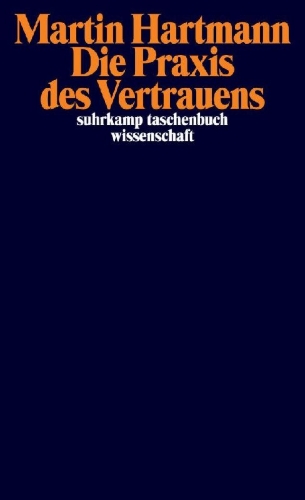 Buchcover und Innenansicht für das Buch: Die Praxis des Vertrauens