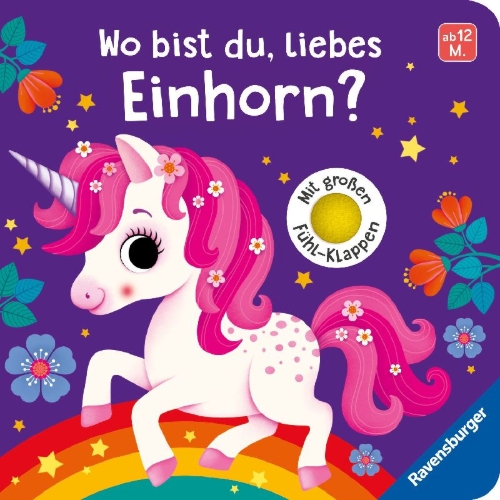 Buchcover und Innenansicht für das Buch: Wo bist du, liebes Einhorn?