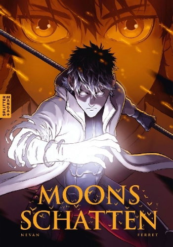 Buchcover und Innenansicht für das Buch: L'ombre de Moon
