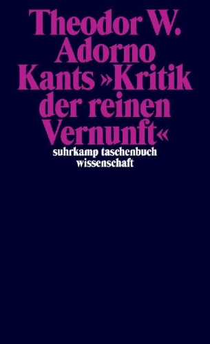 Buchcover und Innenansicht für das Buch: Kants »Kritik der reinen Vernunft« (1959) Band 4