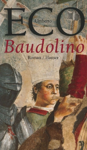 Buchcover und Innenansicht für das Buch: Baudolino