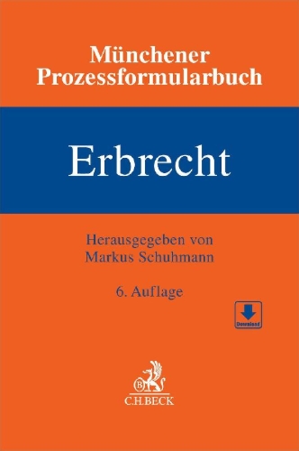 Buchcover und Innenansicht für das Buch: Münchener Prozessformularbuch Bd. 4: Erbrecht
