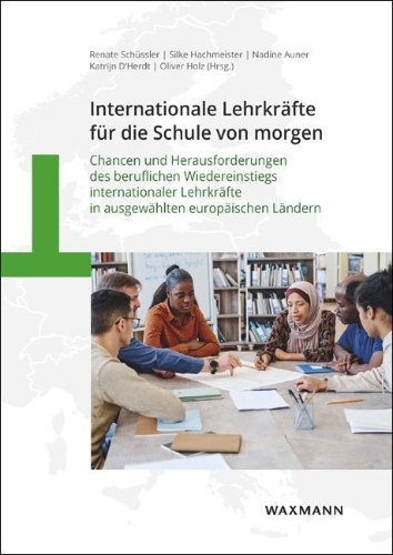 Buchcover und Innenansicht für das Buch: Internationale Lehrkräfte für die Schule von morgen