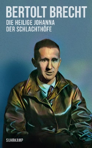 Buchcover und Innenansicht für das Buch: Die heilige Johanna der Schlachthöfe