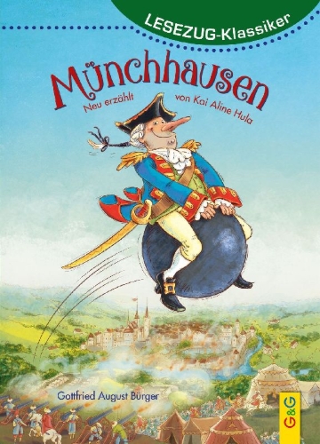 Buchcover und Innenansicht für das Buch: LESEZUG/Klassiker: Münchhausen