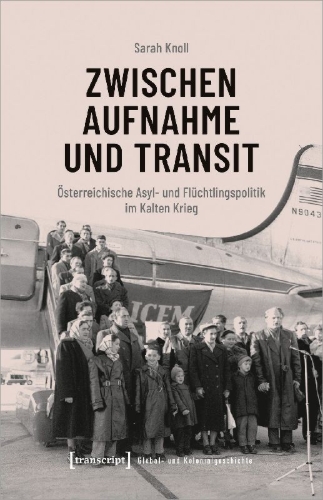 Buchcover und Innenansicht für das Buch: Zwischen Aufnahme und Transit