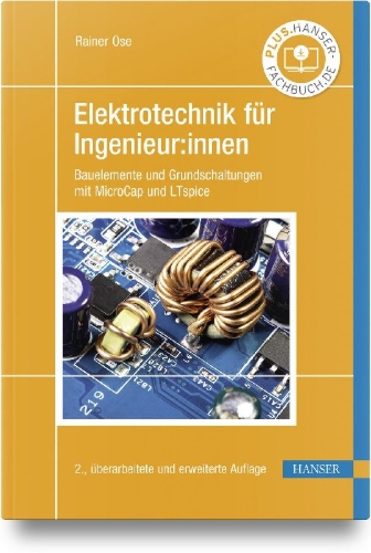 Buchcover und Innenansicht für das Buch: Elektrotechnik für Ingenieur:innen