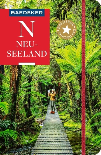 Buchcover und Innenansicht für das Buch: Baedeker Reiseführer Neuseeland