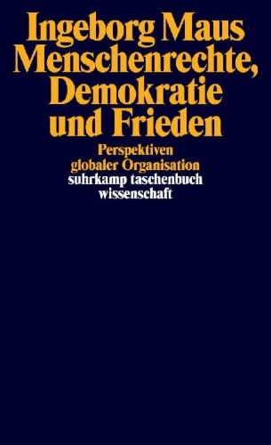 Buchcover und Innenansicht für das Buch: Menschenrechte, Demokratie und Frieden