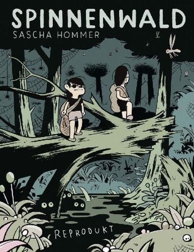 Buchcover und Innenansicht für das Buch: Spinnenwald