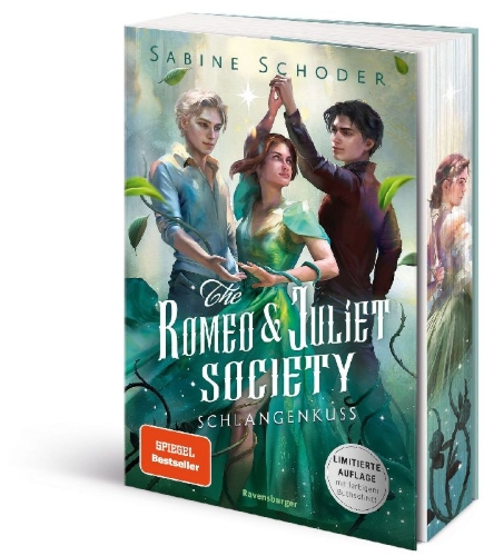 Buchcover und Innenansicht für das Buch: The Romeo & Juliet Society, Band 2 - Schlangenkuss