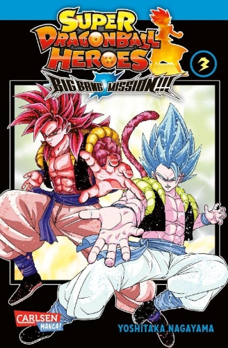 Buchcover und Innenansicht für das Buch: Super Dragon Ball Heroes Big Bang Mission!!!