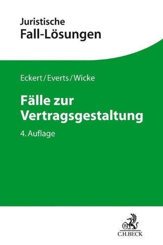 Buchcover und Innenansicht für das Buch: Fälle zur Vertragsgestaltung