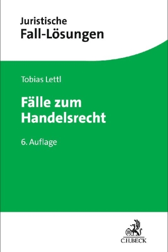 Buchcover und Innenansicht für das Buch: Fälle zum Handelsrecht