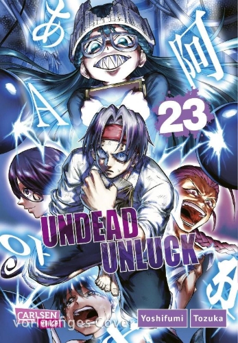 Buchcover und Innenansicht für das Buch: Undead Unluck