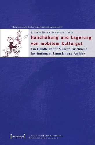 Buchcover und Innenansicht für das Buch: Handhabung und Lagerung von mobilem Kulturgut