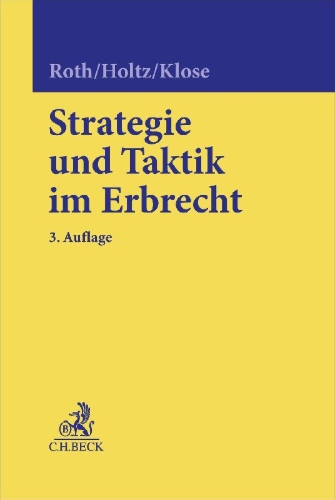 Buchcover und Innenansicht für das Buch: Strategie und Taktik im Erbrecht