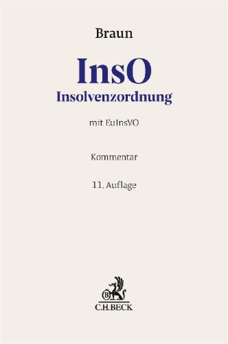 Buchcover und Innenansicht für das Buch: Insolvenzordnung (InsO)
