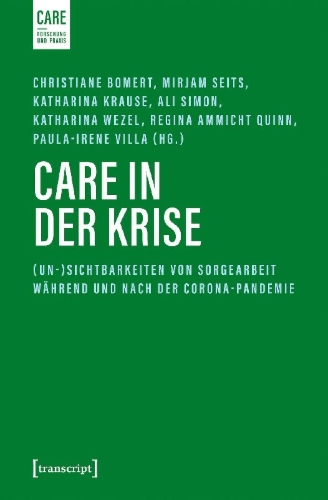 Buchcover und Innenansicht für das Buch: Care in der Krise