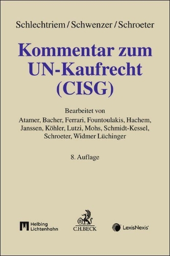 Buchcover und Innenansicht für das Buch: Kommentar zum UN-Kaufrecht (CISG)