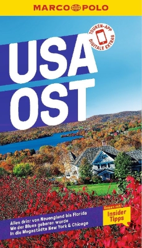 Buchcover und Innenansicht für das Buch: MARCO POLO Reiseführer USA Ost