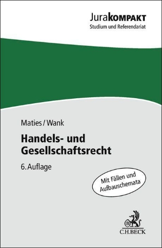 Buchcover und Innenansicht für das Buch: Handels- und Gesellschaftsrecht