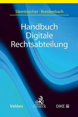 Buchcover und Innenansicht für das Buch: Handbuch Digitale Rechtsabteilung