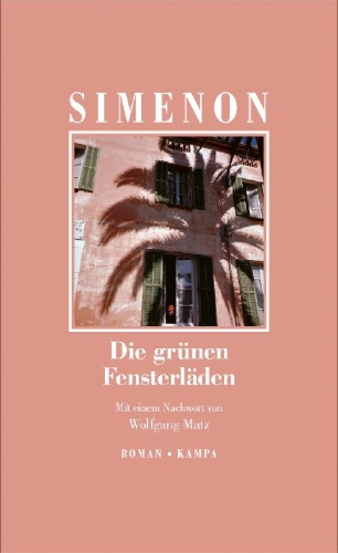 Buchcover und Innenansicht für das Buch: Les volets verts