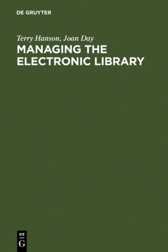 Buchcover und Innenansicht für das Buch: Managing the Electronic Library
