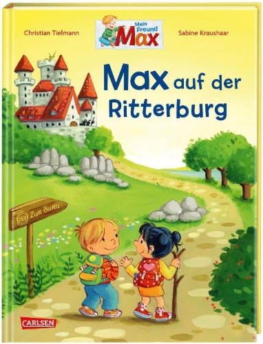 Buchcover und Innenansicht für das Buch: Max-Bilderbücher: Max auf der Ritterburg