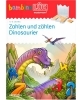Buchcover und Innenansicht für das Buch: bambinoLÜK. 4/5/6 Jahre Zählen lernen mit den Dinos