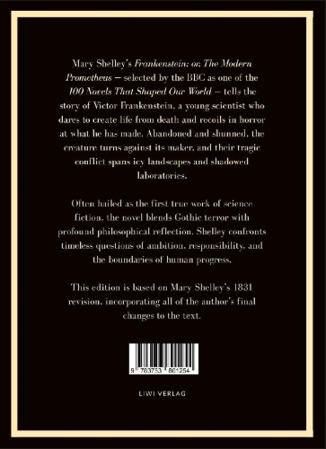 Buchcover und Innenansicht für das Buch: Mary Shelley: Frankenstein