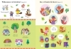 Buchcover und Innenansicht für das Buch: Mein Immer-wieder-Stickerbuch: Familie Eichhorn zieht um