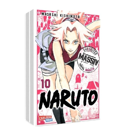 Buchcover und Innenansicht für das Buch: NARUTO Massiv 10