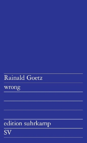 Buchcover und Innenansicht für das Buch: wrong