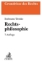 Buchcover und Innenansicht für das Buch: Rechtsphilosophie