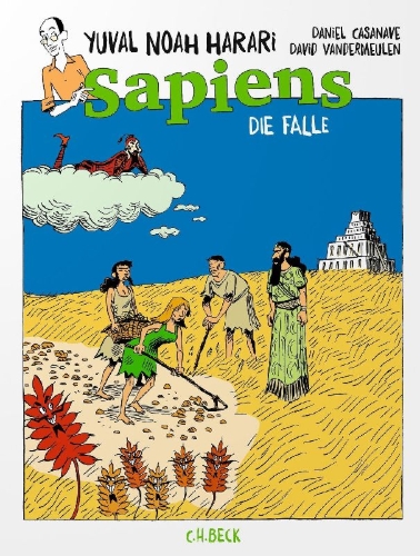 Buchcover und Innenansicht für das Buch: Sapiens