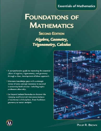 Buchcover und Innenansicht für das Buch: Foundations of Mathematics, Second Edition