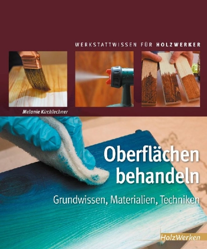 Buchcover und Innenansicht für das Buch: Oberflächen behandeln