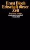 Buchcover und Innenansicht für das Buch: Erbschaft dieser Zeit