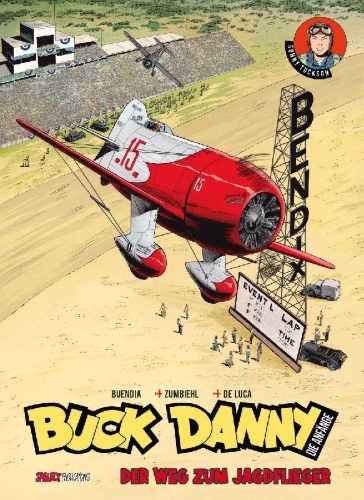 Buchcover und Innenansicht für das Buch: Buck Danny: Die Anfänge