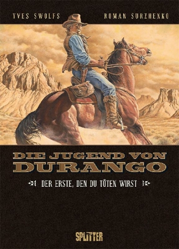 Buchcover und Innenansicht für das Buch: Die Jugend von Durango. Band 1