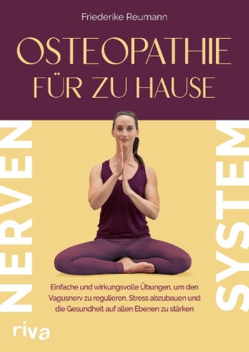 Buchcover und Innenansicht für das Buch: Osteopathie für zu Hause - Nervensystem
