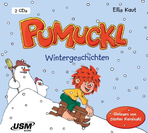 Buchcover und Innenansicht für das Buch: Pumuckl  Wintergeschichten (2 Audio-CDs) (Der Wollpullover; Pumuckl und der erste Schnee; Das Weihnachtsgeschenk; Pumuckl und der Nikolaus)