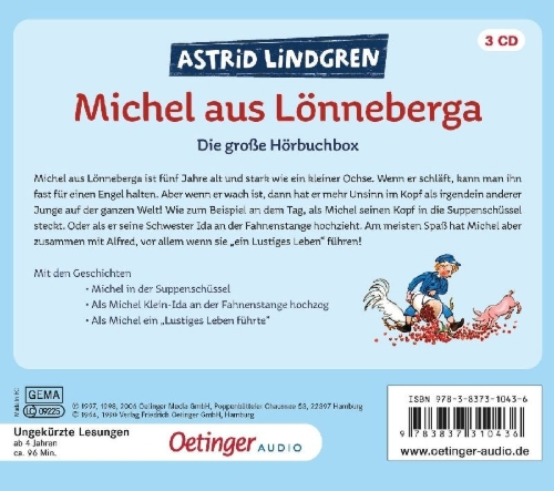 Buchcover und Innenansicht für das Buch: Stora Emilboken