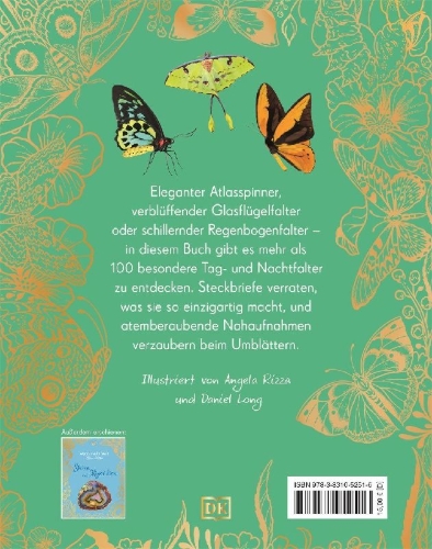 Buchcover und Innenansicht für das Buch: Wundervolle Welt - Kleine Schätze. Schmetterlinge