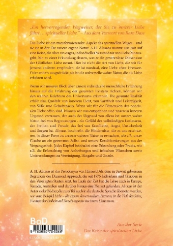 Buchcover und Innenansicht für das Buch: Liebe jenseits der Dualität