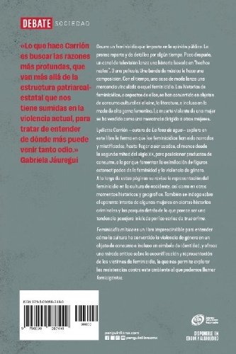 Buchcover und Innenansicht für das Buch: Feminicidio mítico / Mythic Feminicide