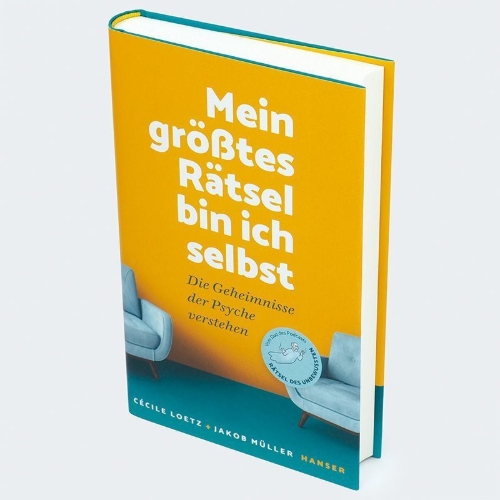 Buchcover und Innenansicht für das Buch: Mein größtes Rätsel bin ich selbst